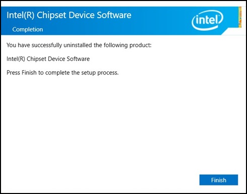 Programvare for Intel-brikkesettenhet, finish