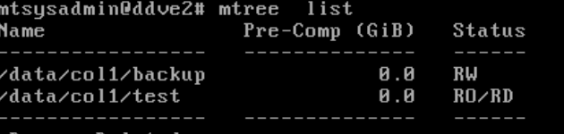 résultat de la commande