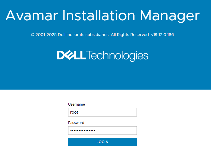 A login screen with blue text and white textAI-generated content may be incorrect.