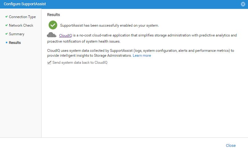 configuration results