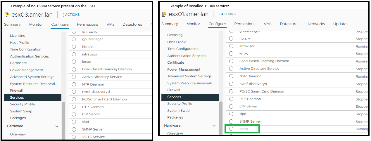 Пользовательский интерфейс vSphere