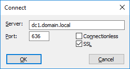 LDP.EXE 연결 테스트