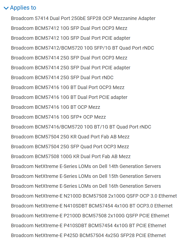 Se aplica a la opción 