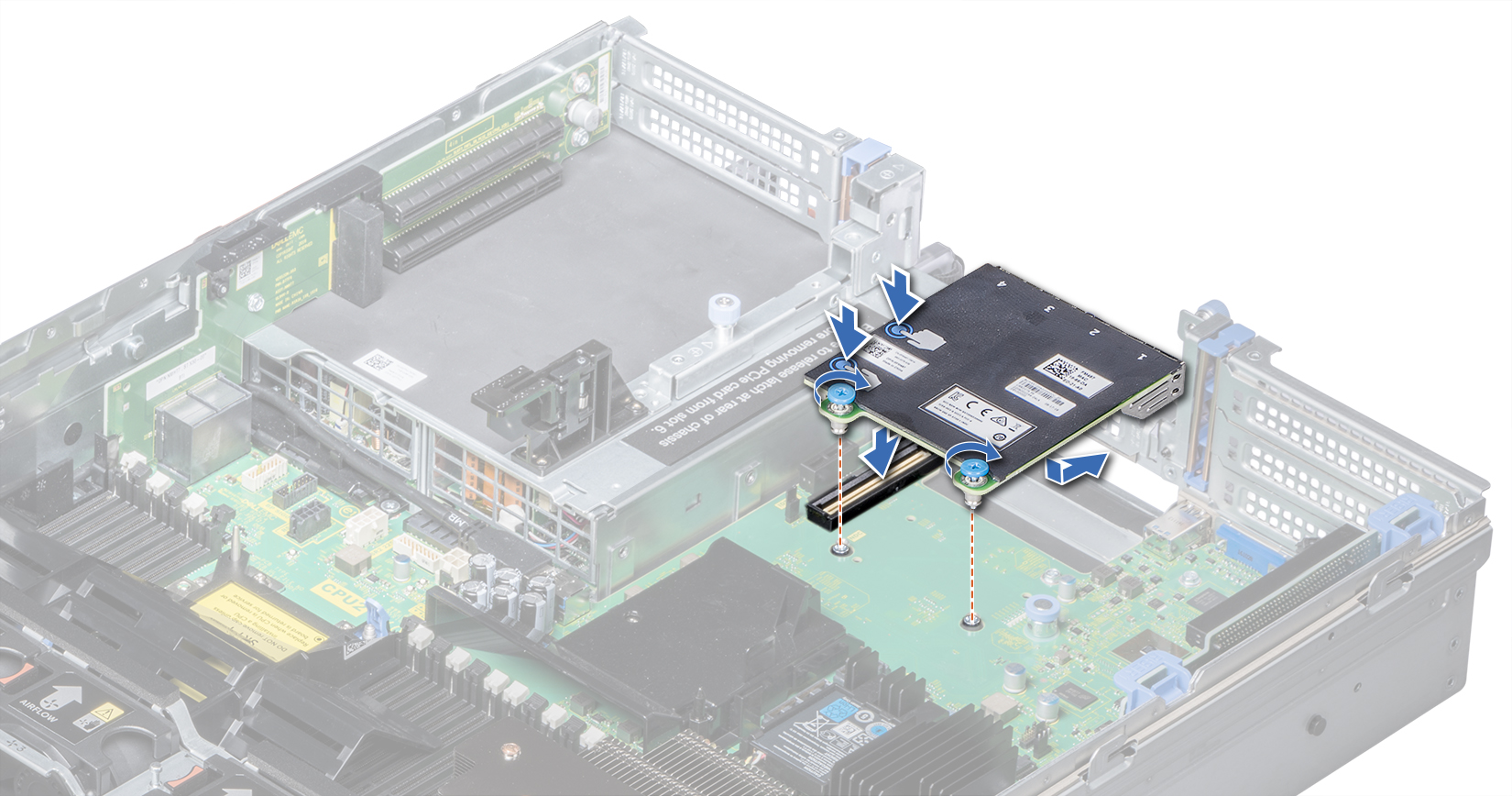 ドーター カードの場所