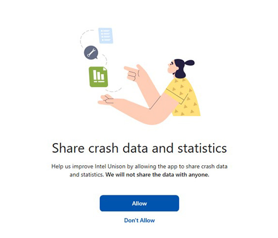 Cliquez sur Allow ou Do Not Allow