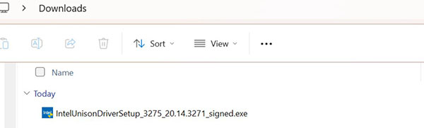 Captura de tela do Assistente de download