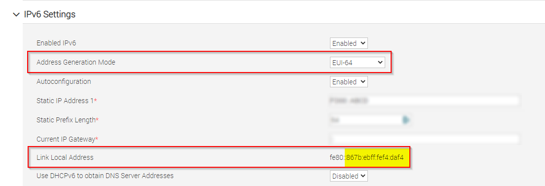 Interfaccia utente > di iDRAC9 Impostazioni > iDRAC Connettività Rete >> Impostazioni IPv6 (ripristina)