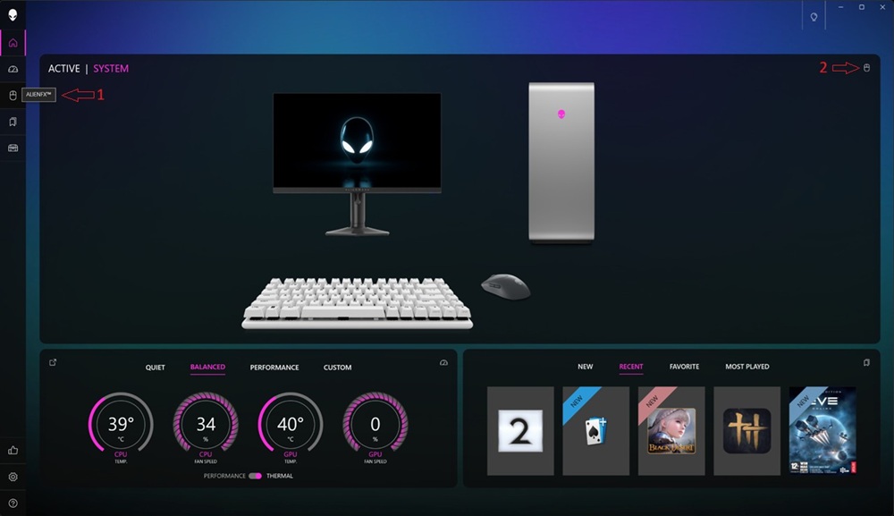 Alienware Command Center