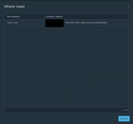 顯示用戶端驗證的 NSX-T 憑證過時項目