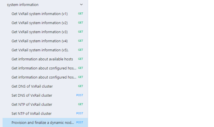 Screenshot of dynamic cluster selection