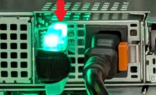 Kontrolka LED napájecího zdroje