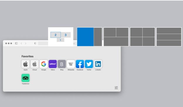 Sovellus Windows Snap