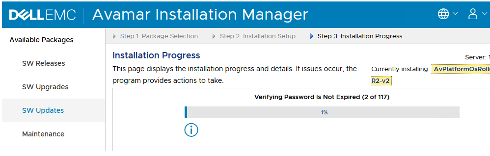 Avamar Installation Manager