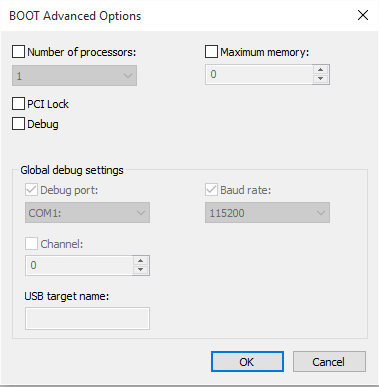 Arranque avanzado de MSCONFIG