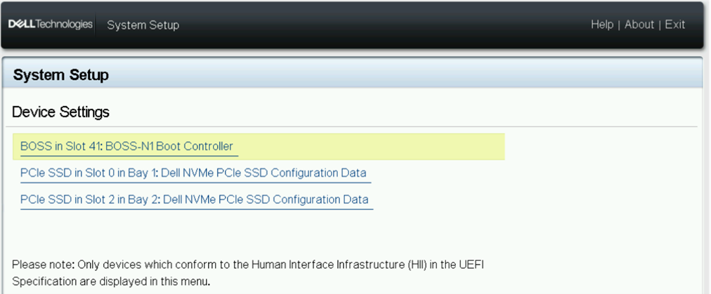 Снимок экрана BIOS, на котором показана отсутствующая плата