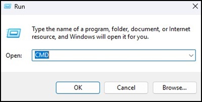 Windowsでの実行、CMD