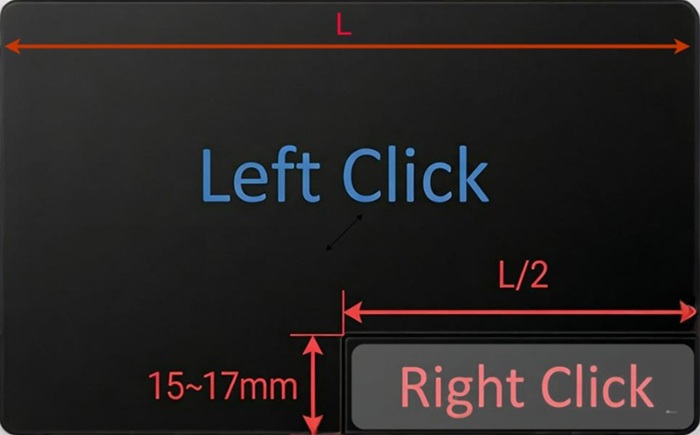 戴尔笔记本电脑触控板右键单击示例