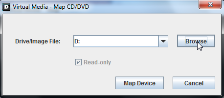 iDRAC8 Select source