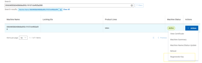 complete the regeneration